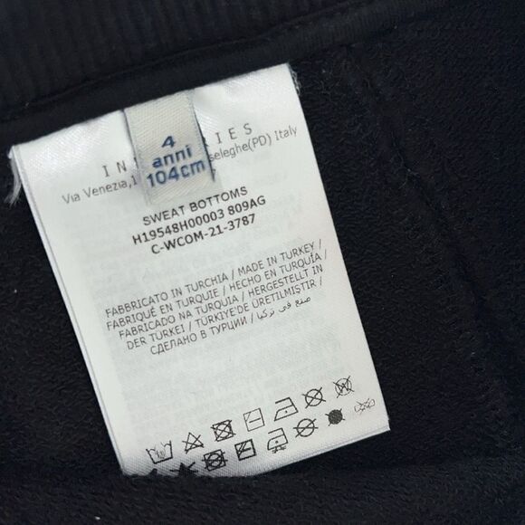 MONCLER BOYS BLACK JOGGER SWEATS 4A - Picture 9 of 15